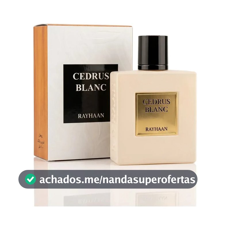 Perfume Árabe Rayhaan - Cedrus Blanc 100ml Original