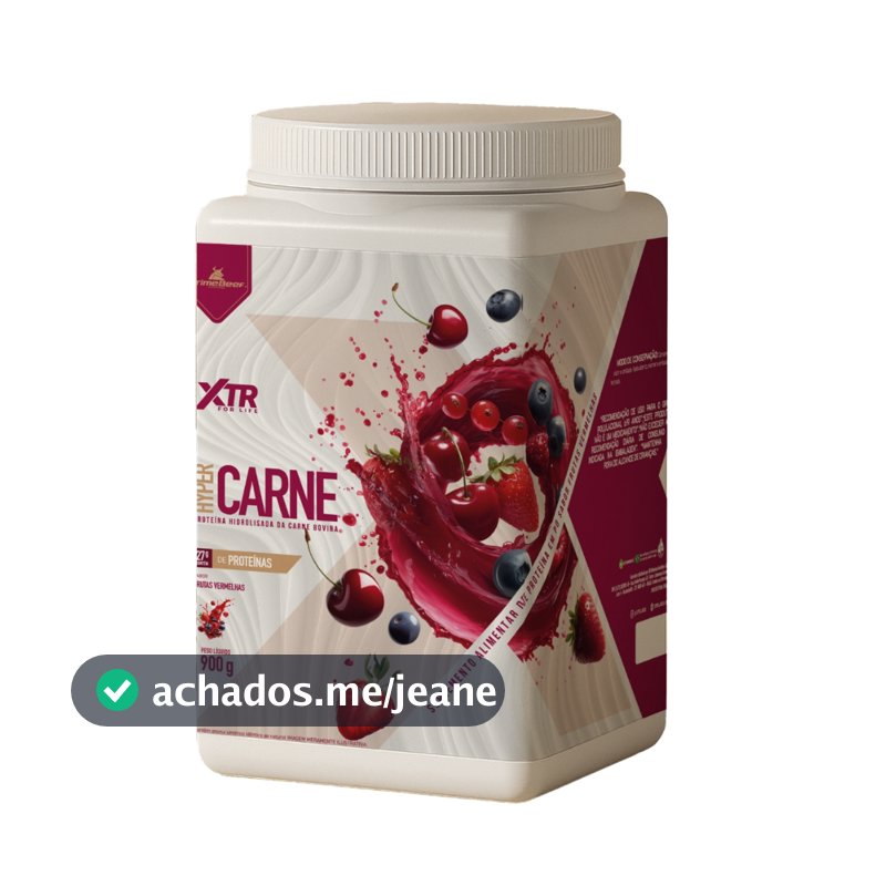 Hyper Carne Beef Protein Hidrolizado Zero Lactose Lowcarb Frutas Vermelhas