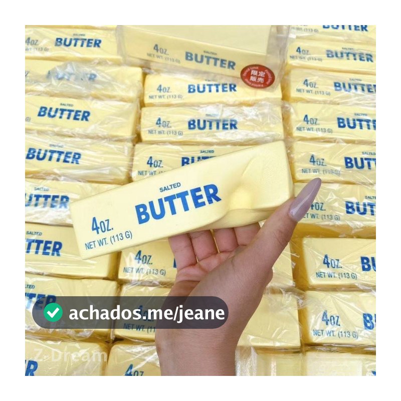 Brinquedo Anti-Stress Squishy Hachimi com Manteiga, Formato de Vara, Sensação Molhada e Macia, Recuperação Lenta