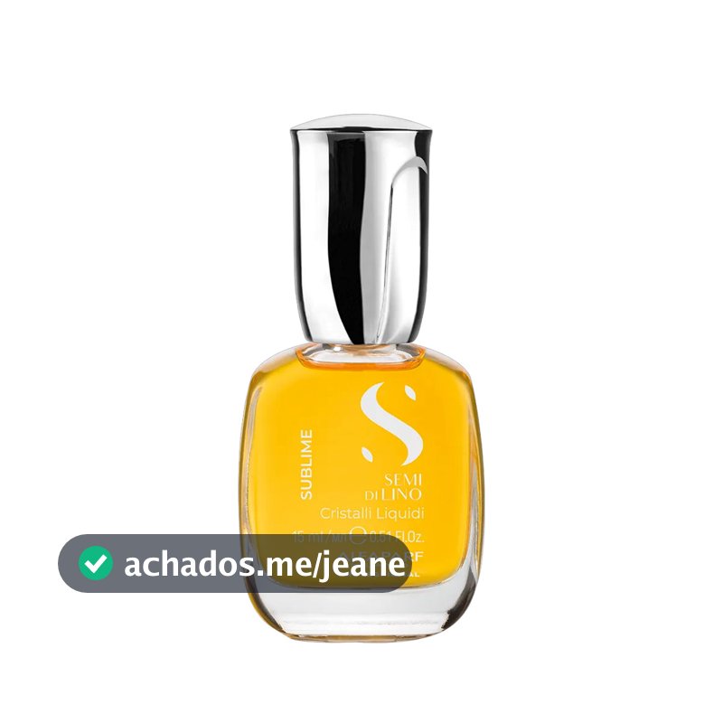 Alfaparf Semi di Lino Sublime Cristalli Liquidi - Óleo Capilar 15ml
