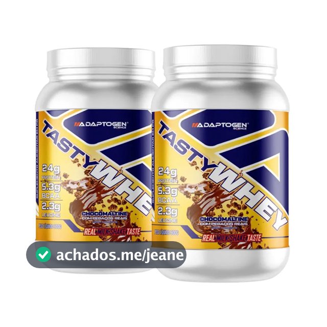 Kit 2 Tasty Whey Adaptogen 900g