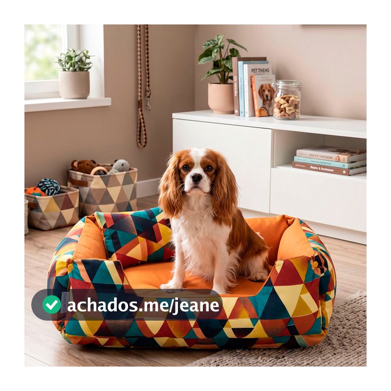 Cama de Cachorro 100% Impermeável com Proteção UV Lola Caminha Pet Várias Cores e Tamanhos