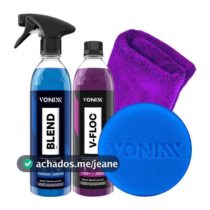 V-Floc 500ml Shampoo + Cera Blend Spray Vitrificadora Vonixx