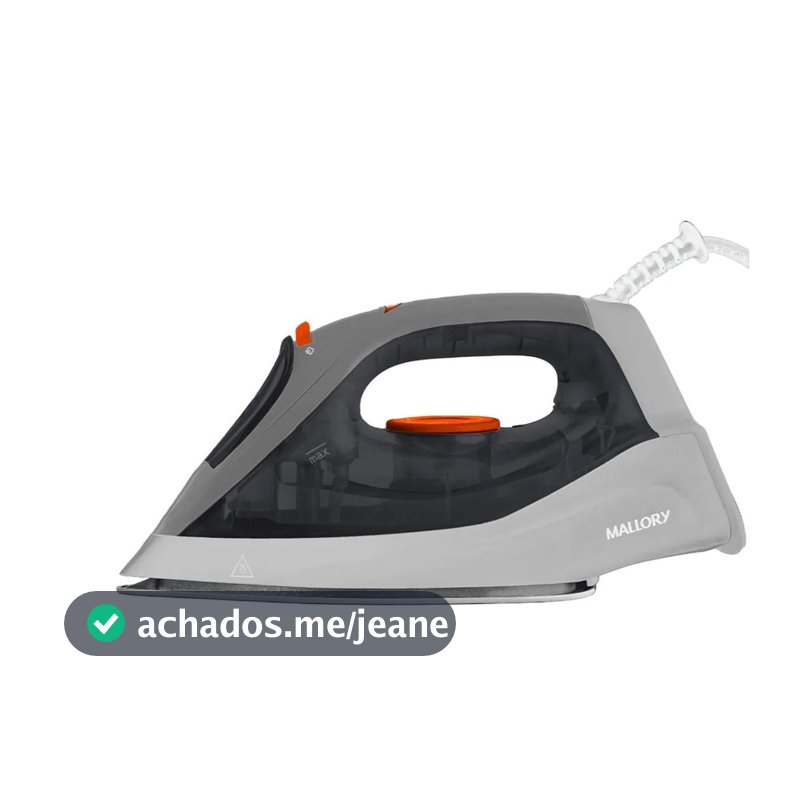 FERRO DE PASSAR A VAPOR E SECO ANTIADERENTE JUPITER MAXX 1200W 220V