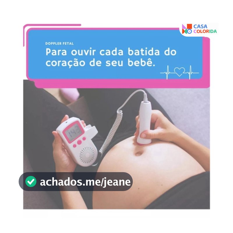 doppler De monitor Fetal ultrasound Para Ouvir A Batimento Cardíaco Do Bebê
