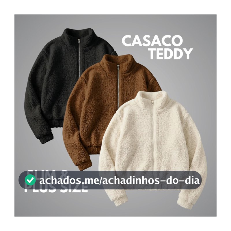 Casaco Teddy Feminino Blusa de Frio Feminina Casaco Feminino Inverno Roupa Inverno Elegante Casaco Termico Feminino Frio