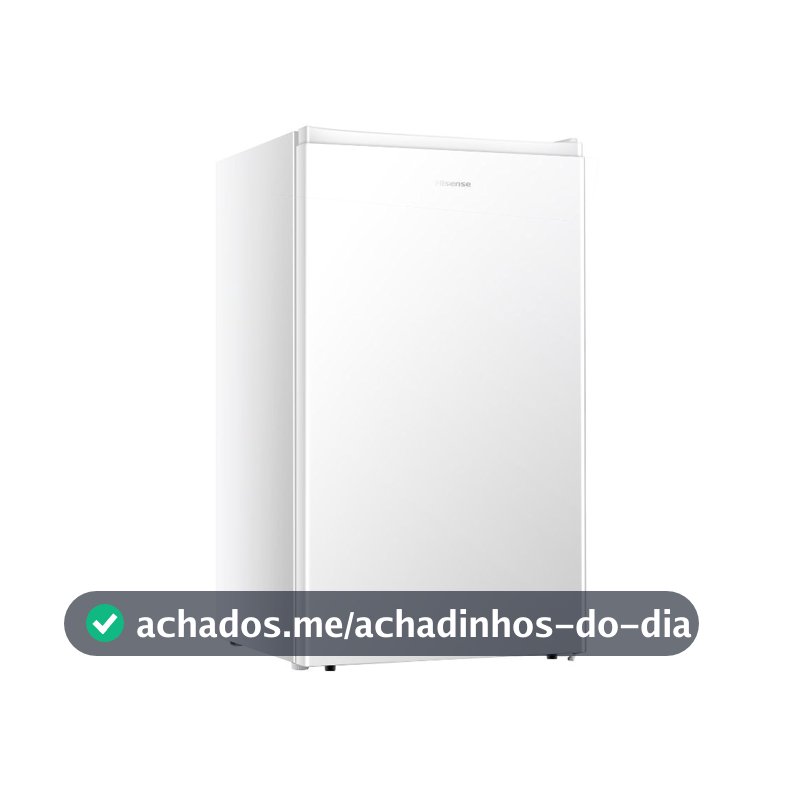 Frigobar Hisense 90 Litros Porta Reversível Branco 1 Porta RR121NW3A/RR121NW2A