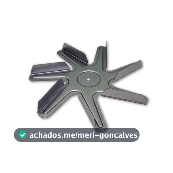 Hélice Ventoinha Original Para Forno Fischer — Alta Resistência, Encaixe Perfeito e Envio Rápid