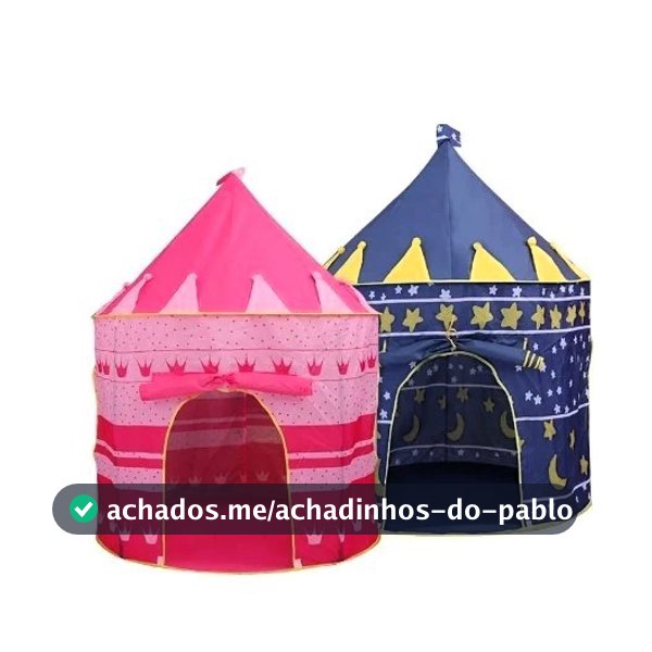 Tenda Toca Cabana Castelo Infantil Menina ou Menino Menor Preço de Barraca