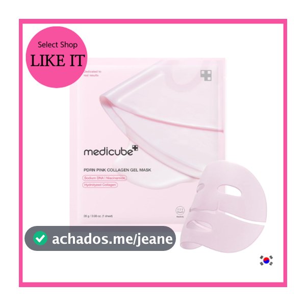 Medicube PDRN pink collagen jelly gel mask , Ampoule Mask  | Envio Da Coreia