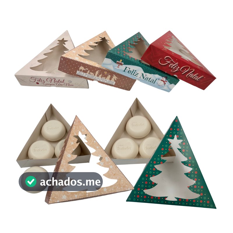 15 Caixas Árvore De Natal - 10 Doces ou brigadeiros e presente de natal. Lançamento