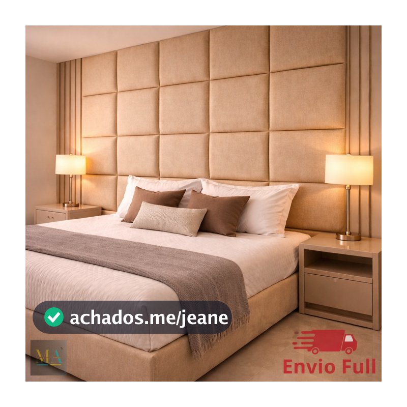 KIT 30 CABECEIRAS PARA CAMA KING QUEEN PAREDE COMPLETA ATE O TETO 40X30 SUEDE ( ENVIO IMEDIATO )