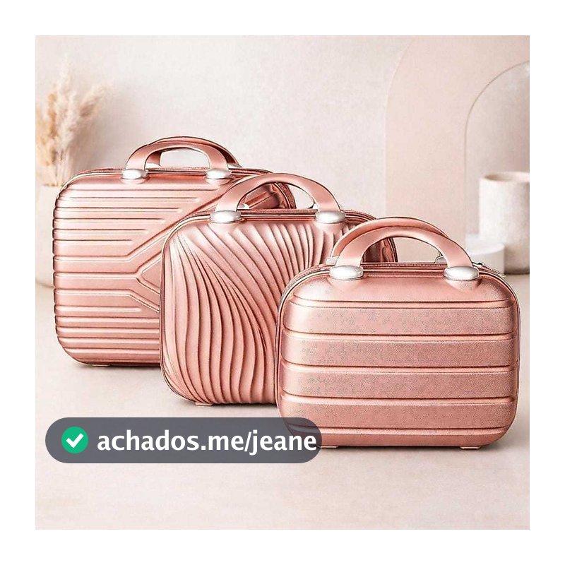 Frasqueira de mão para mala bordo/despacho necesser/ necessaire maleta de mao