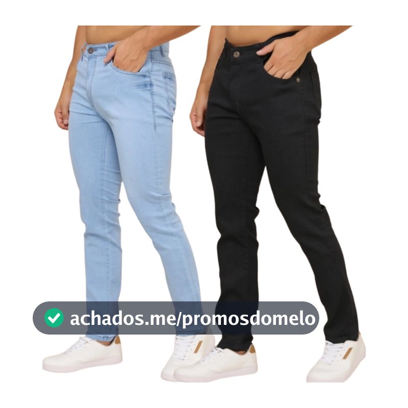 Calça Jeans Masculina Kit – Confortável e Estilosa