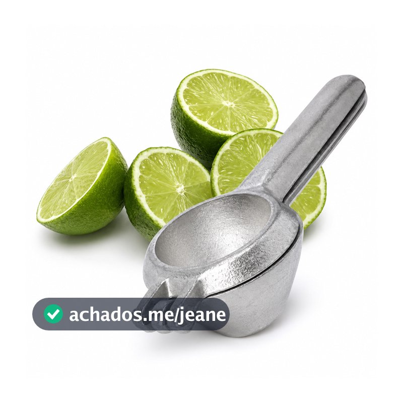 Espremedor de Limão Manual Alumínio Fundido Amassador Cítricos Profissional Cozinha Resistente