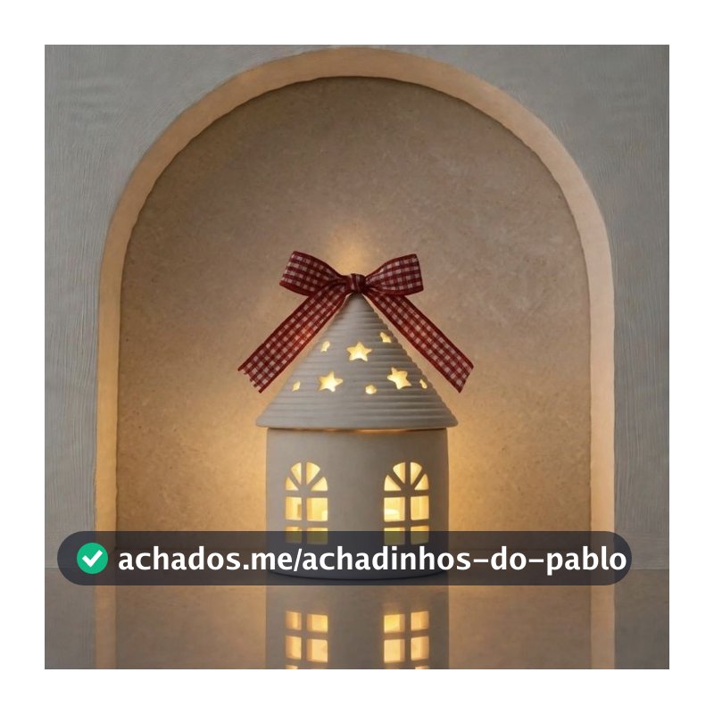 Casa estilo Escandinava Estrelada em gesso - Decoração