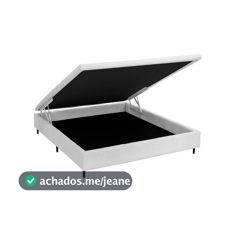 Base Baú Physical Branco Casal (138x188x25) - Ortobom