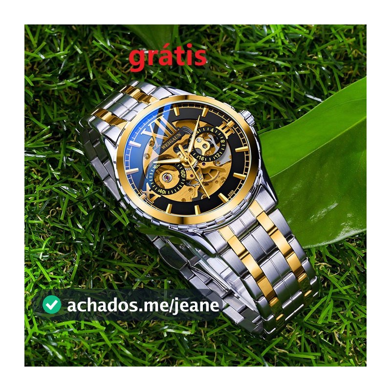 【Get for free】Relógio Mecânico Automático Totalmente Masculino / Relógio Luminoso À Prova D 'Água