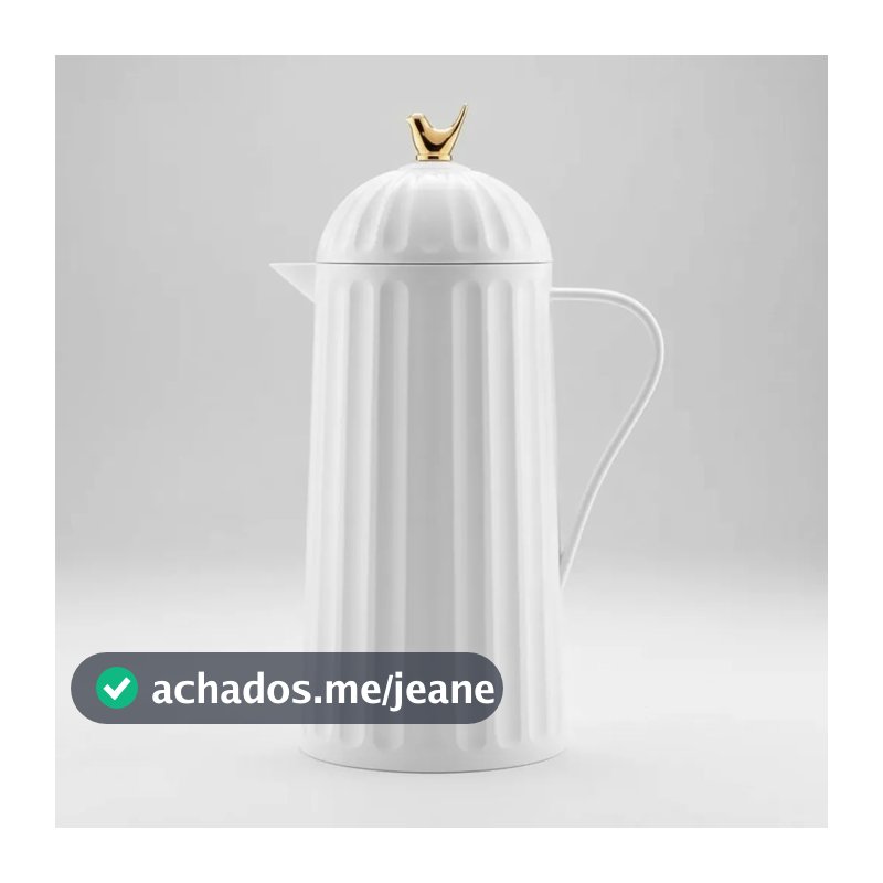 Garrafa Térmica 1L Wolff Bird para Café Chá Água Quente e Fria Tampa Rosca