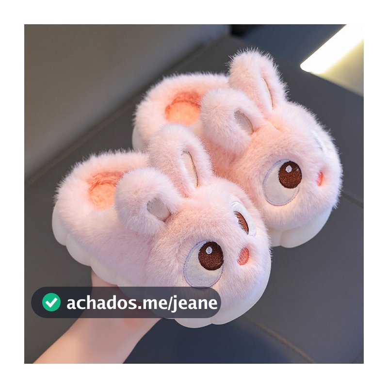 Chinelos de algodão de desenho animado para crianças de inverno/tênis para meninos e meninas/quente antiderrapante confo
