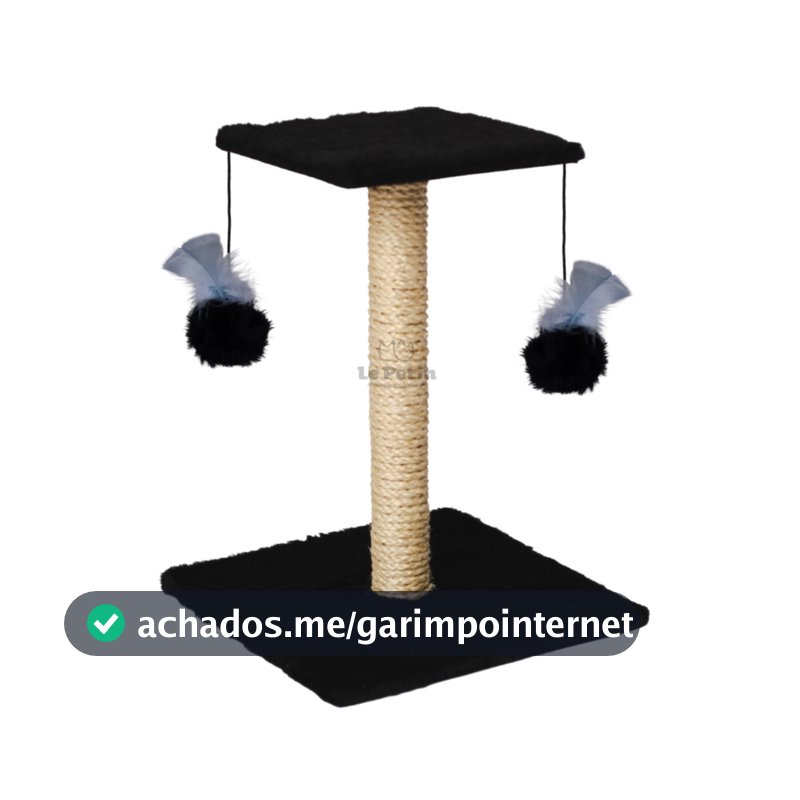 Arranhador Para Gatos Poste com Brinquedo Gato Duplo Exclusivo