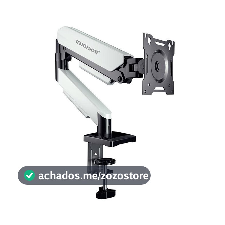 Suporte Articulado Para Monitor Nbjohson GS-MRZ05, 13 Pol a 32 Pol, Branco, NB-GS-MRZ05-WH