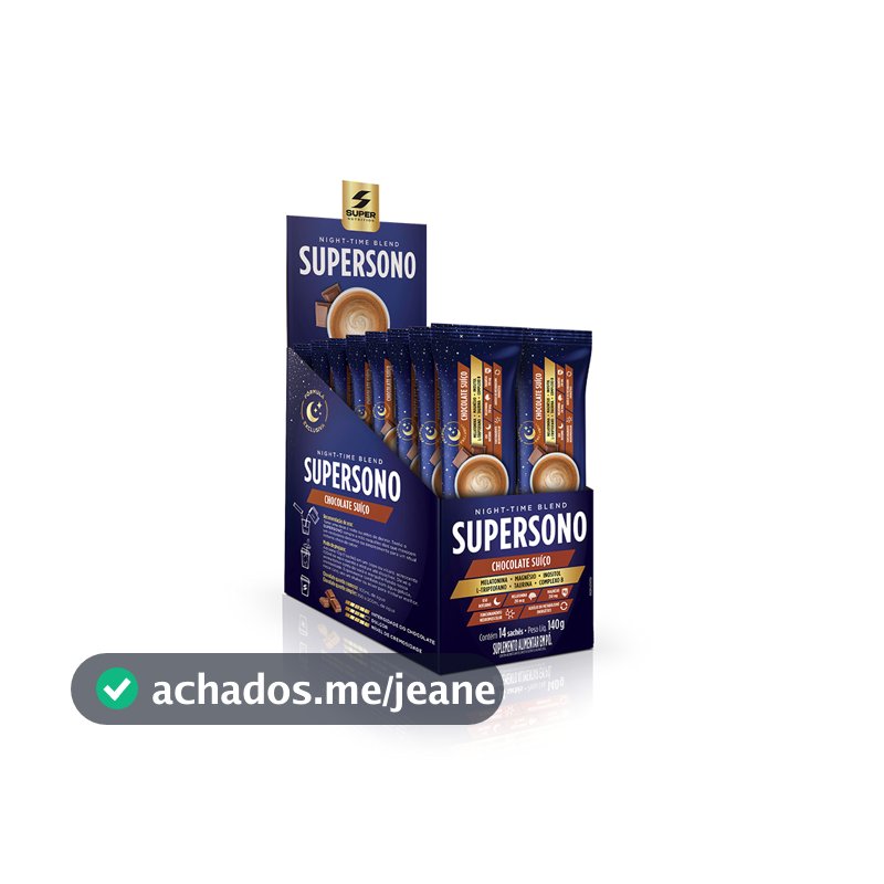 Stick Supersono Chocolate Suíço (14 unidades)