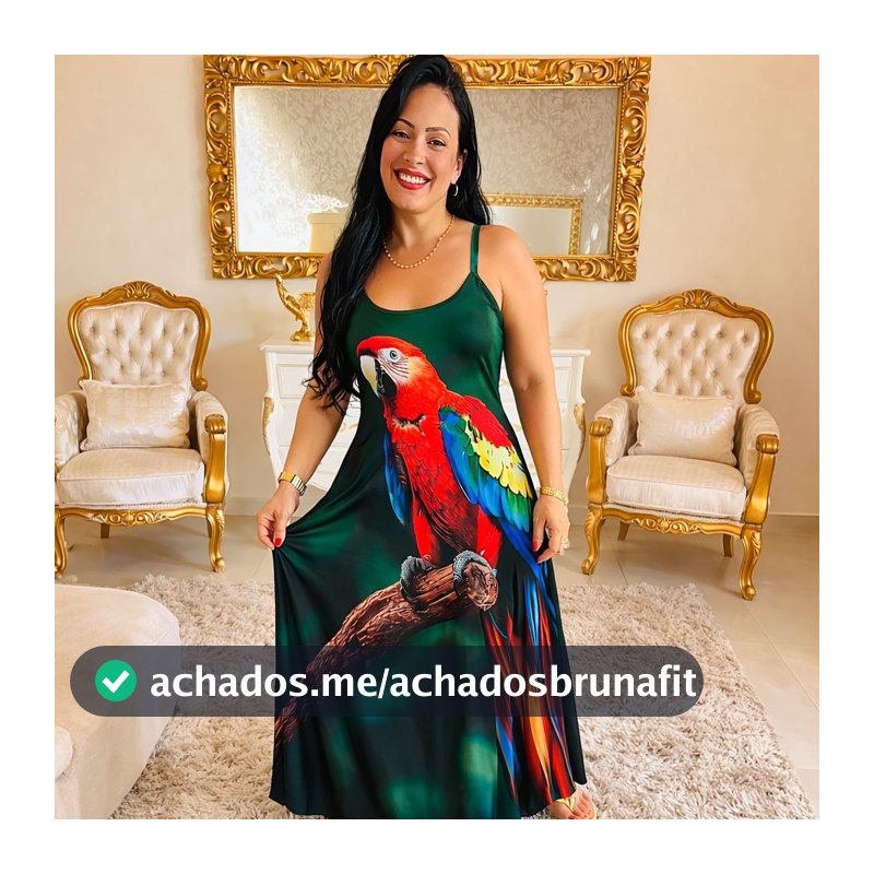 Vestido Feminino Longo Alça Estampado Exclusivo } Casual Elegante Verão Midi Minimalista Vestido de Festa Básico Chique