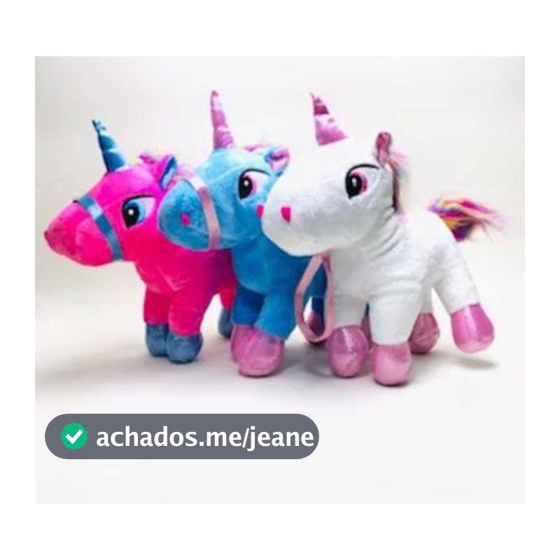 Bicho Unicórnio De Pelúcia fofinho -  Promoção-Não Faz Barulho