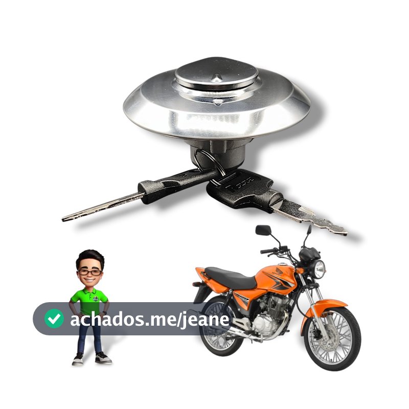 Tampa Tanque C/2 Chaves Honda Titan/CG 125/150 CB 300 /Twist