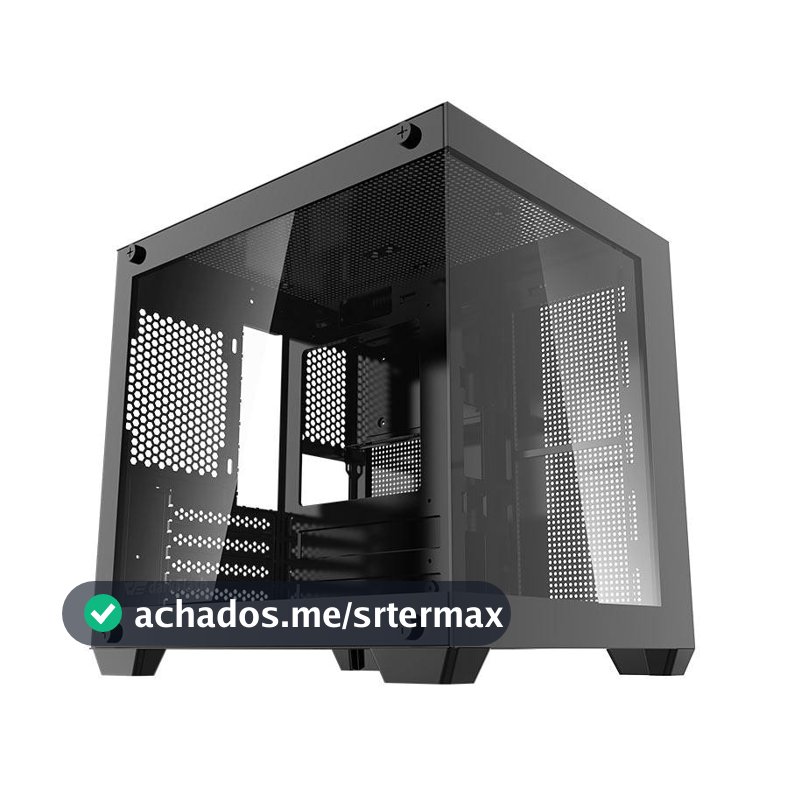 Gabinete Gamer Aigo Darkflash Durin D275M, Mid-Tower, Lateral de Vidro, Preto, DURIN-D275M-BK