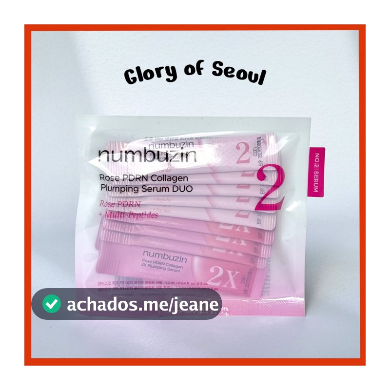 [Novo] NUMBUZIN No . 2 Rose PDRN Collagen Plumping Serum Duo , 10ml (Suave 1.2ml  5ea + Intensivo)