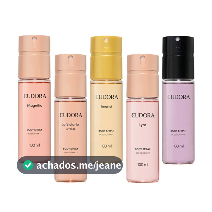 Body Spray Eudora Feminino