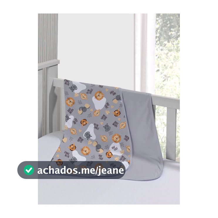 Manta Cueiro de Bebê Duplo estampado 100% Algodão Conforto de Bebê