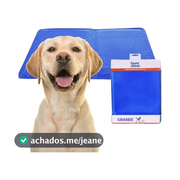 Tapete Gelado Para Pet Cachorro Gato Grande 50x65 Durável