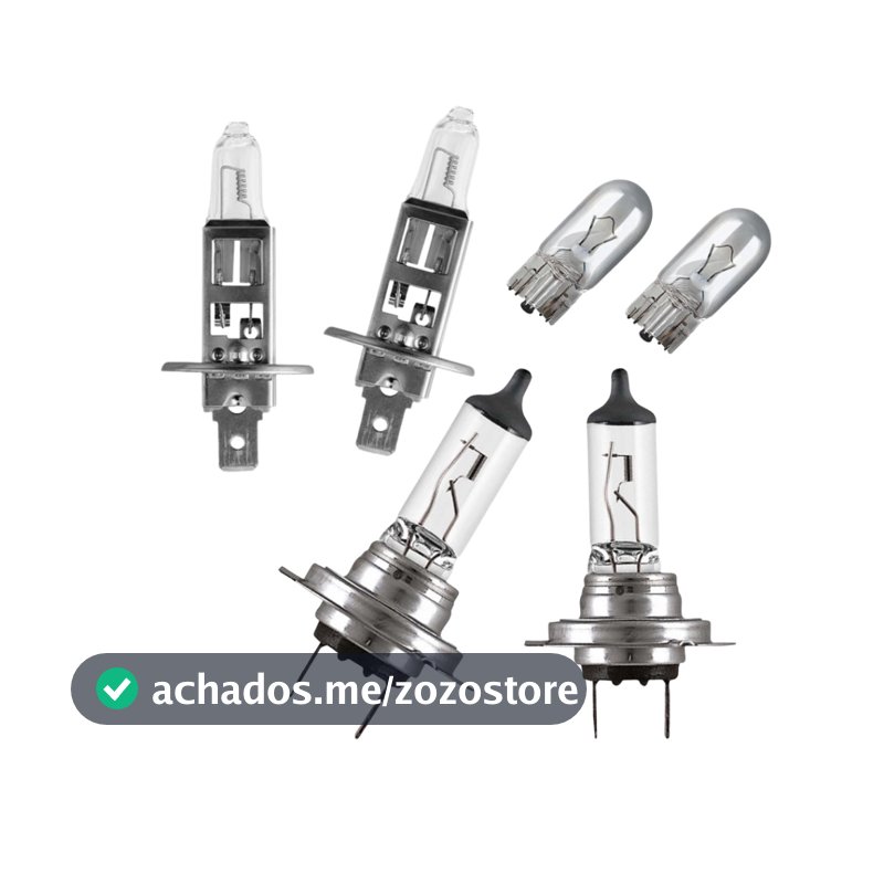 Kit Lâmpada Automotiva Farol Alto Baixo E Lanterna H1 H7 T10 Envio Rapido