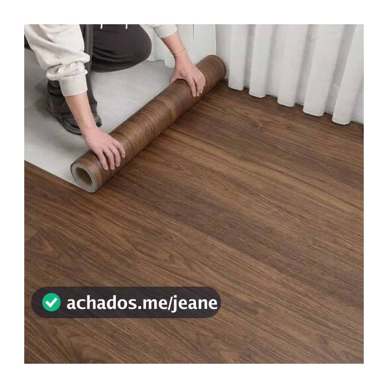 Adesivo P/ Piso Pvc 40x3m Textura De Madeira Varias Cores - MGC