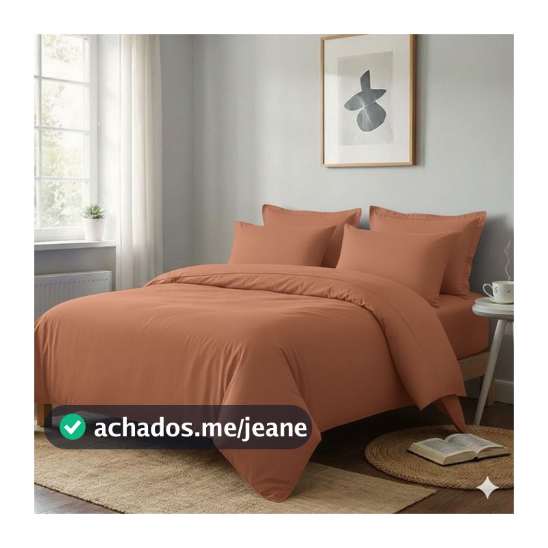 Capa De Edredom Duvet Com Zíper Hypercal 400 Fios Luxo Hotel COBERDRON