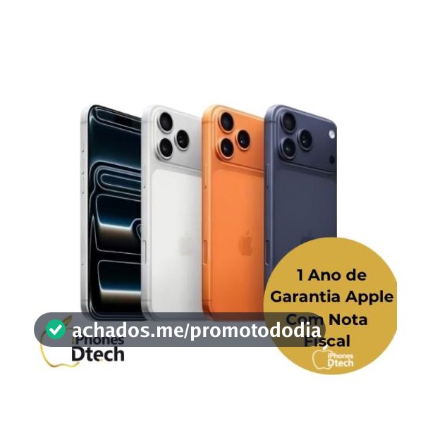 Apple iPhone 17 PRO / 17 PRO MAX 256GB E 512GB 2025 NOVO LACRADO 1 Ano de Garantia Apple