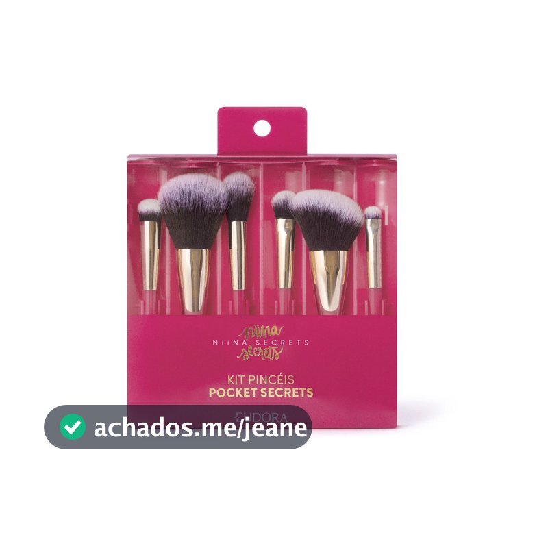Eudora Niina Secrets Kit Minipincéis Pocket Secrets (6 itens)