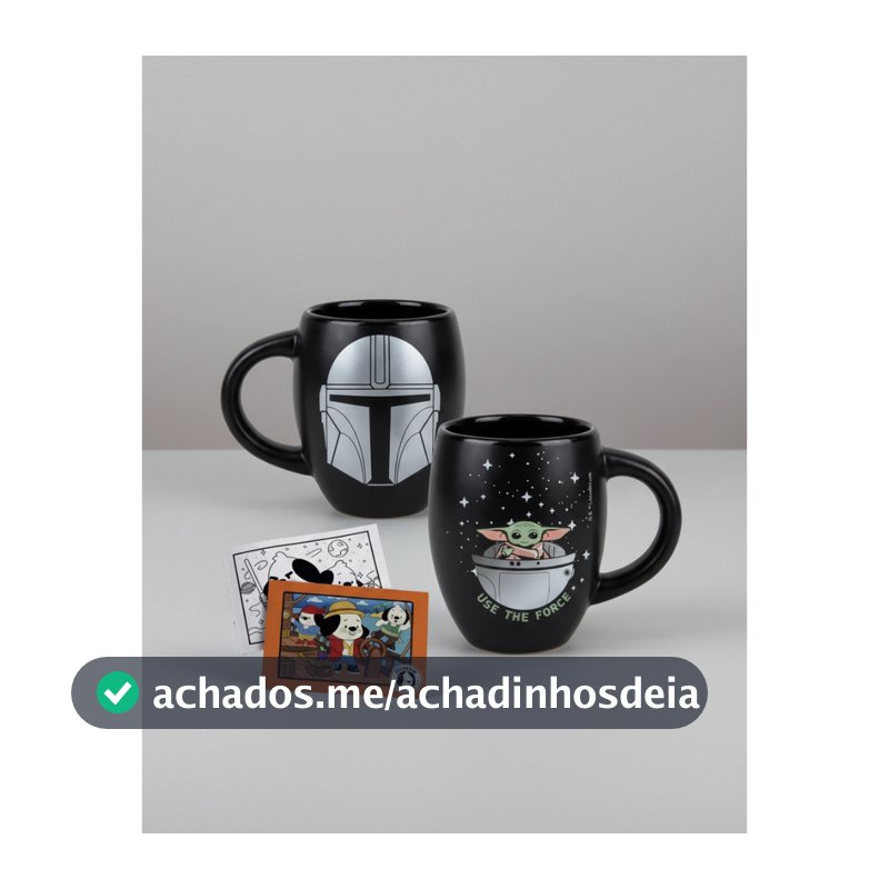Caneca Star Wars The Mandalorian Grogu (Baby Yoda) 410ml - Cerâmica