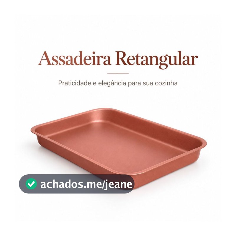 Assadeira Retangular Antiaderente Para Bolo Torta Forno Cozinha Assados Multiuso Doces Salgados Confeitaria