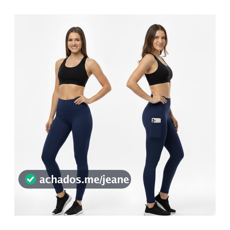Calça Legging Suplex com Bolso