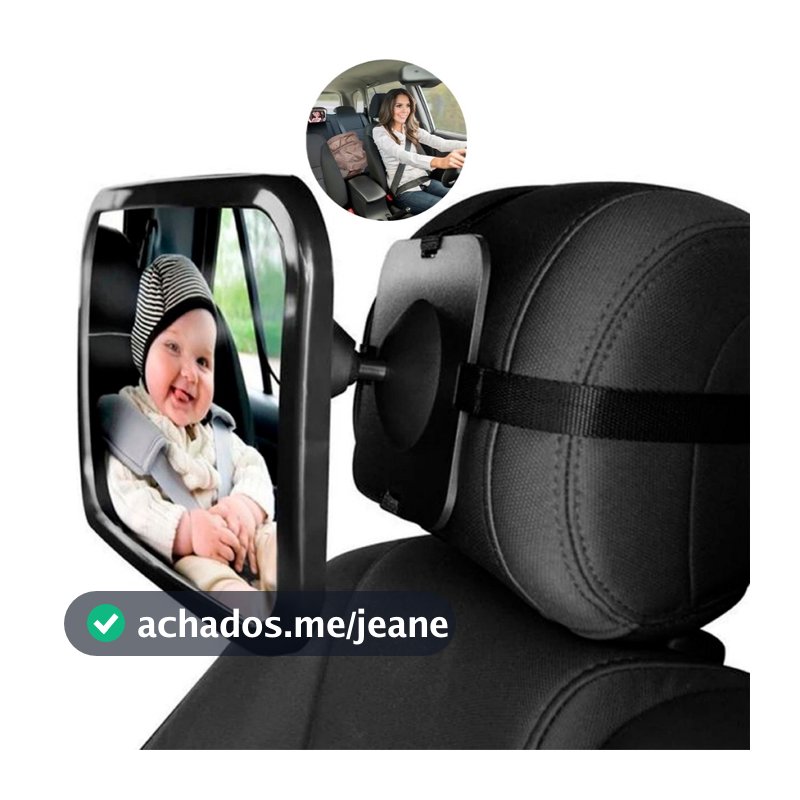 Espelho Retrovisor Banco Traseiro Bebê Conforto Cadeirinha