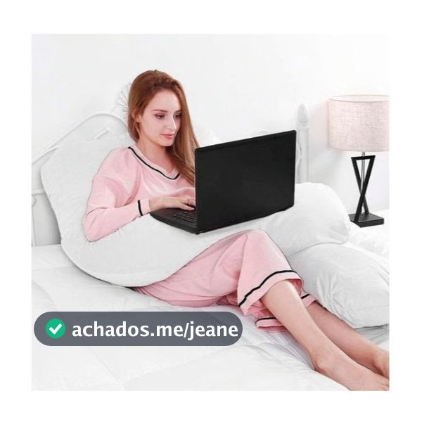 Almofada Travesseiro Para Gestante Corpo Formato U Anatômico - 1,20m