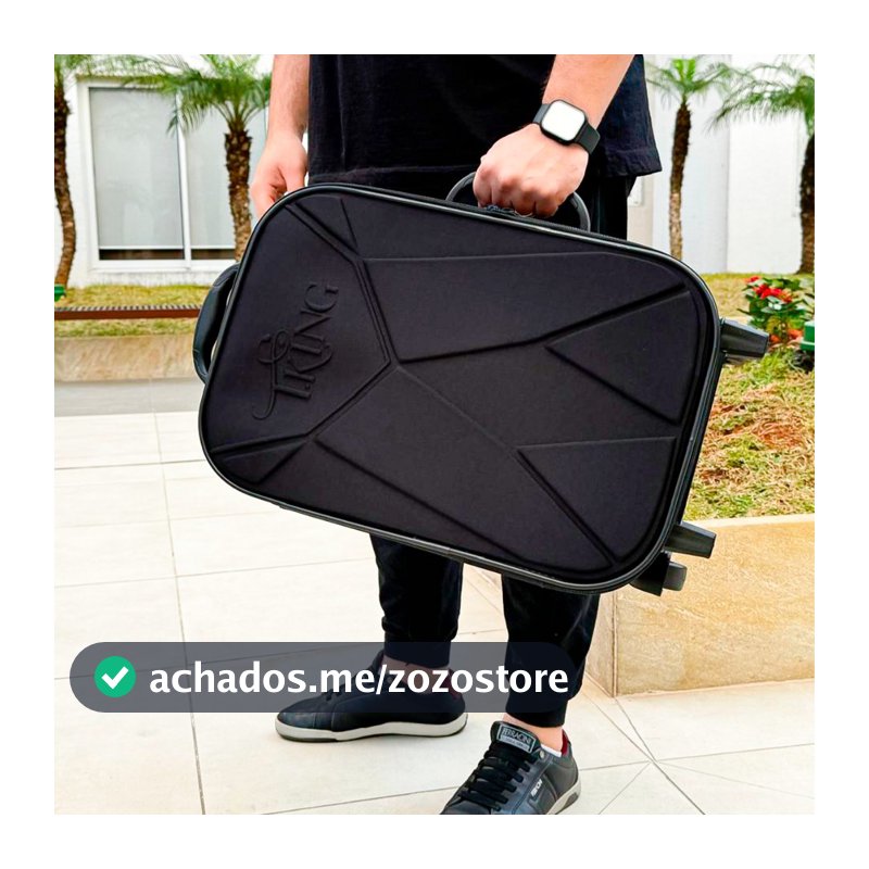 Mala de Viagem 10kg Bordo Padrão Resistente Promoção ANAC Rodinhas - T.King