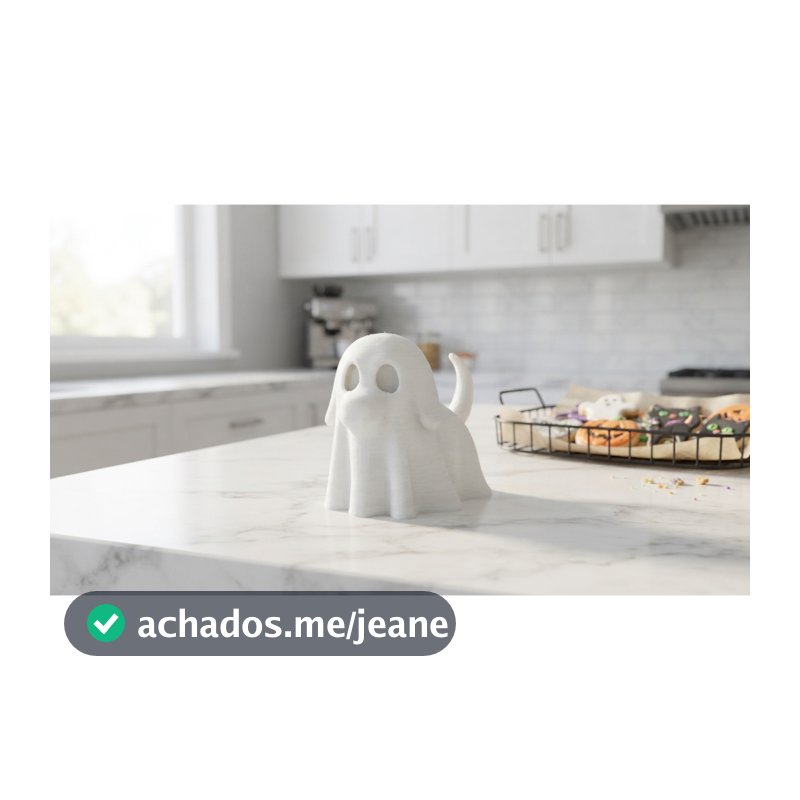 CACHORRO FANTASMA – DECORAÇÃO DE HALLOWEEN EM IMPRESSÃO 3D