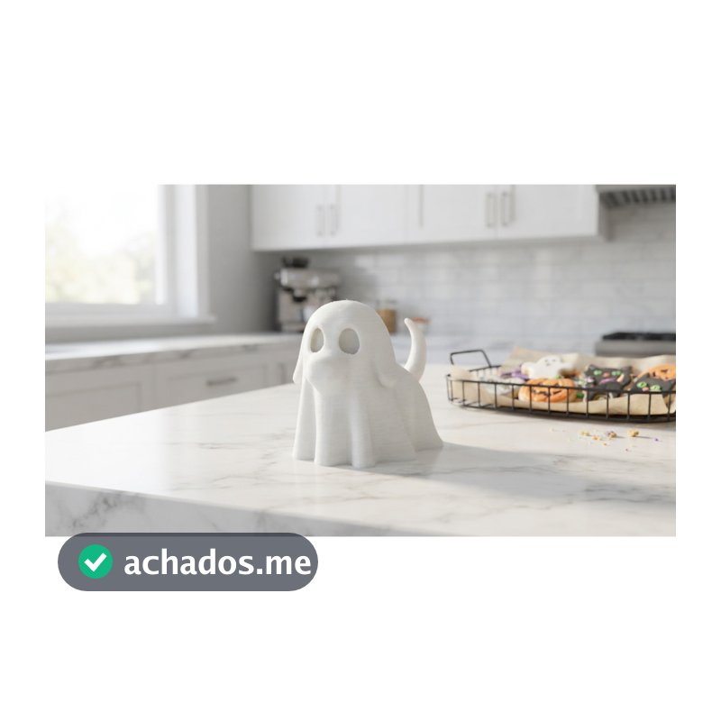 CACHORRO FANTASMA – DECORAÇÃO DE HALLOWEEN EM IMPRESSÃO 3D