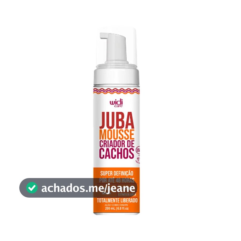 Mousse Criador de Cachos Juba Widi Care 200ml