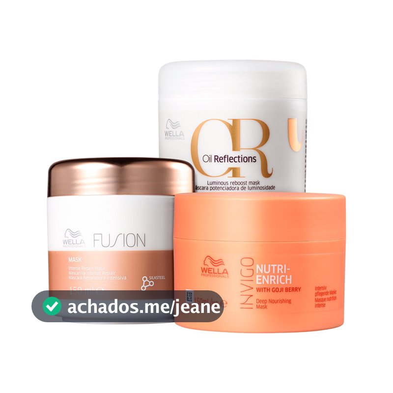 Kit Cronograma Capilar Fios Perfeitos 150ml - Wella